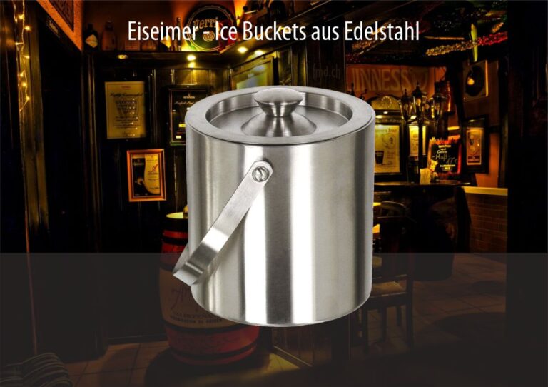 Eis Eimer, Ice Buckets mit Ihrer Marke mit Ihrem Design - Werbeträger von fmd.ch