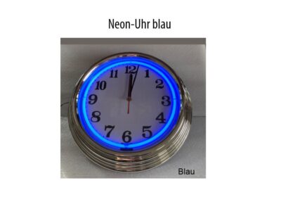 Neon Uhr für Zuhause oder alle die Freude haben an einer leuchtenden Uhr - Werbeträger von fmd.ch