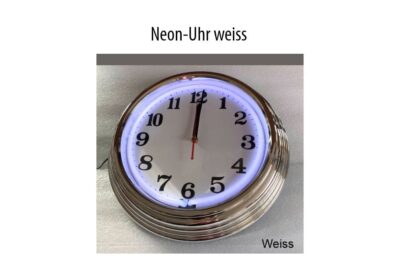 Neon Uhr für Zuhause oder alle die Freude haben an einer leuchtenden Uhr - Werbeträger von fmd.ch