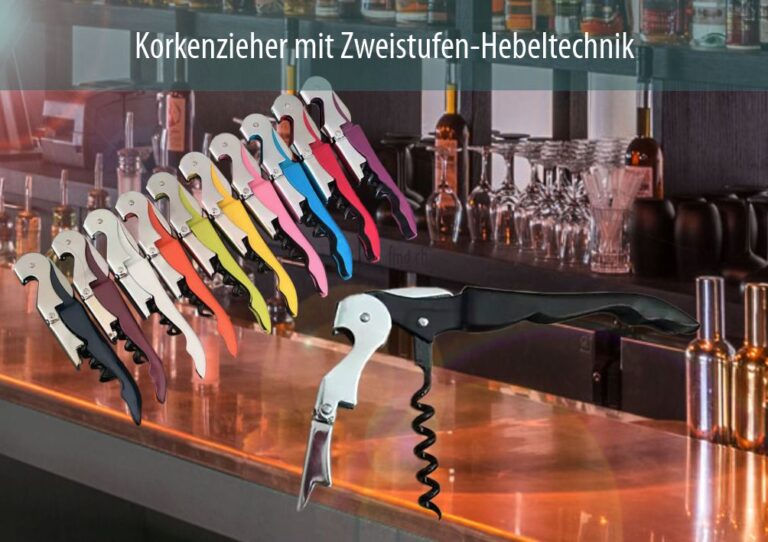 Korkenzieher sind ideale Werbeträger in der Gastronomie von FMD Werbetechnik GmbH