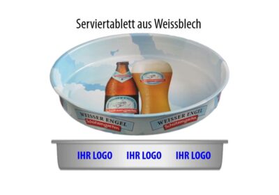 Bedruckte Serviertabletts, ideale Werbeträger in der Gastronomie von FMD Werbetechnik GmbH