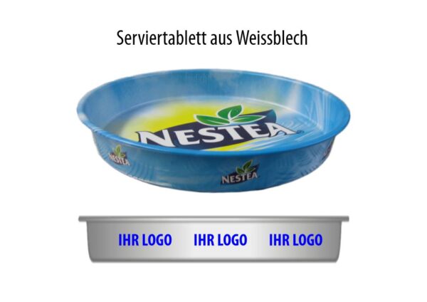 Bedruckte Serviertabletts, ideale Werbeträger in der Gastronomie von FMD Werbetechnik GmbH