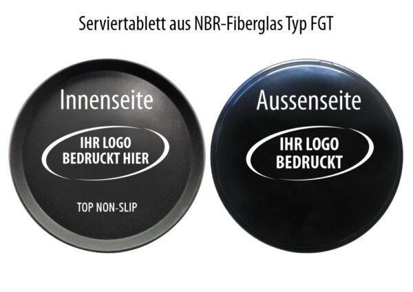 Serviertabletts bedruckt mit Ihrer Marke, ideale Werbeträger in der Gastronomie von FMD Werbetechnik GmbH