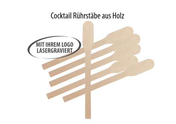 Getränke Rührstab mit Logo
