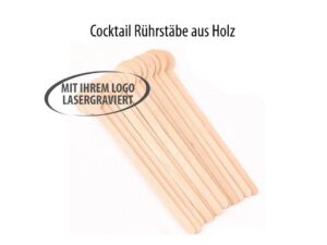 Holz Rührstäbe mit Ihrem Logo