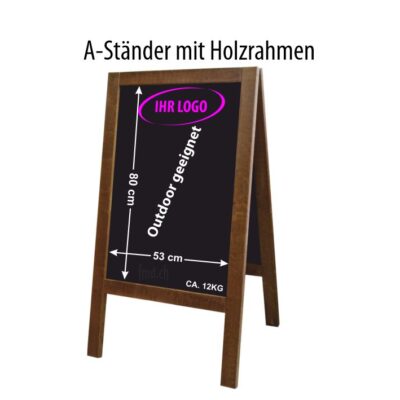 Kundenstopper mit Ihrem Logo/Marke, Werbeträger von fmd.ch