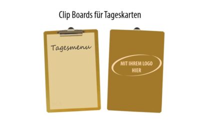 Clip Brett für Menus