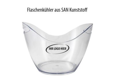 Flaschenkühler Kunststoff transparent