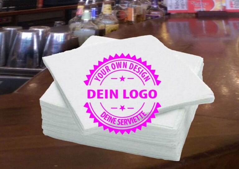 Servietten mit Logo