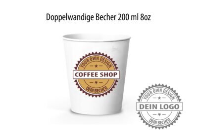 Pappbecher doppelwandig