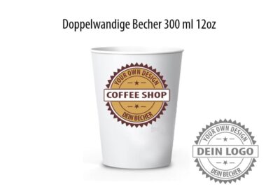 Pappbecher doppelwandig
