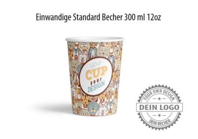 Pappbecher 1 bis 5 dl auch kompostierbare