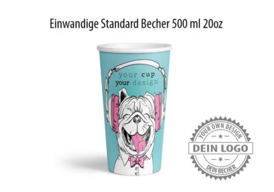 Pappbecher 1 bis 5 dl auch kompostierbare