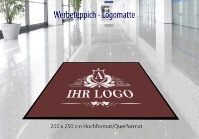 Werbeteppich 200x250cm