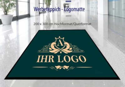 Werbeteppich 200x300cm