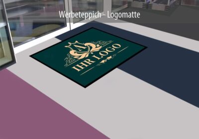 Werbeteppich 75x85cm