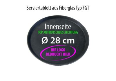 Serviertablett D= 28cm