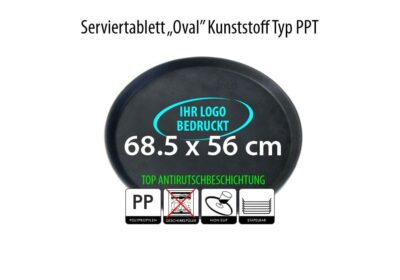 Ovale Serviertabletts