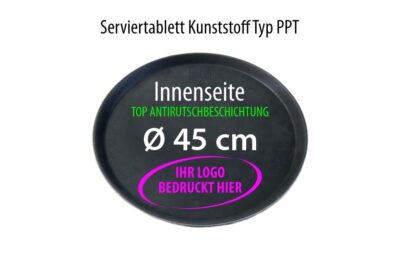 Serviertablett Serviertableau D=450mm