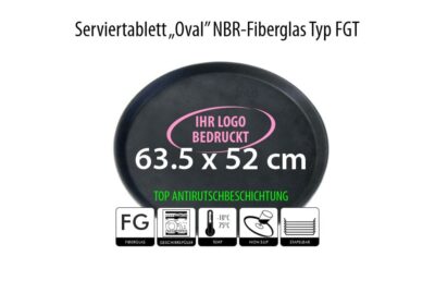 Ovale Serviertabletts