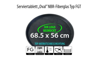 Ovale Serviertabletts