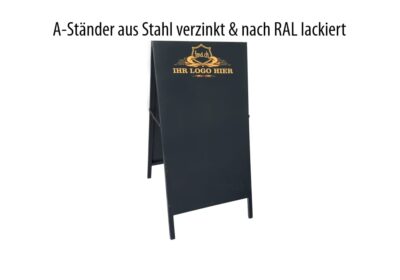 A-Ständer Kundenstopper mit Ihrem Logo/Marke bedruckt