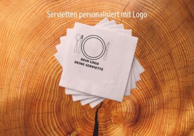 Servietten mit Logo