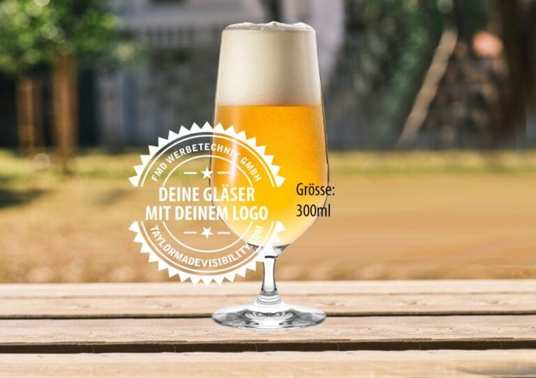 Bierglas mit deinem Logo