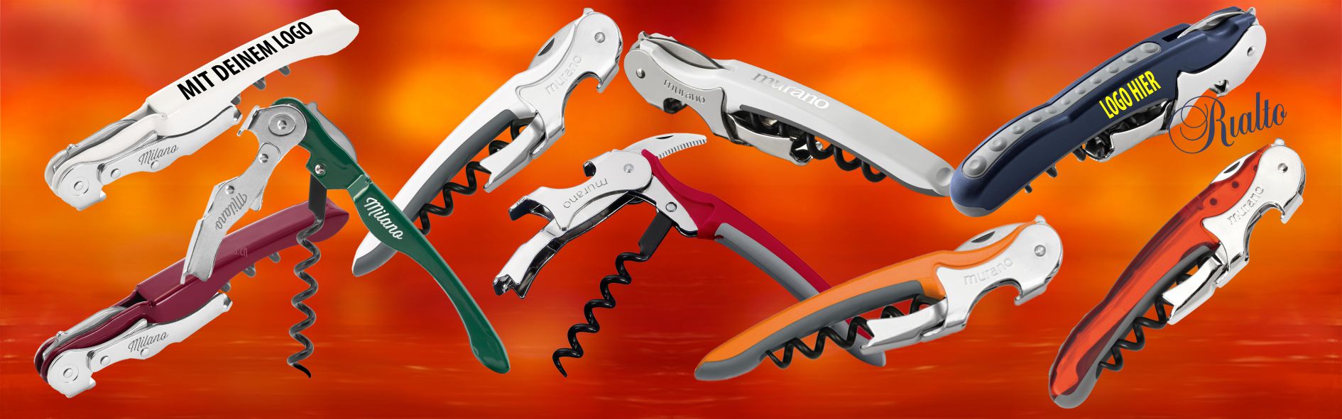 Korkenzieher, Flaschenöffner, Kellnermesser