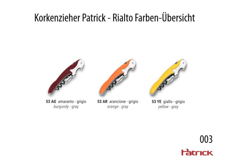 Korkenzieher Patrick Rialto