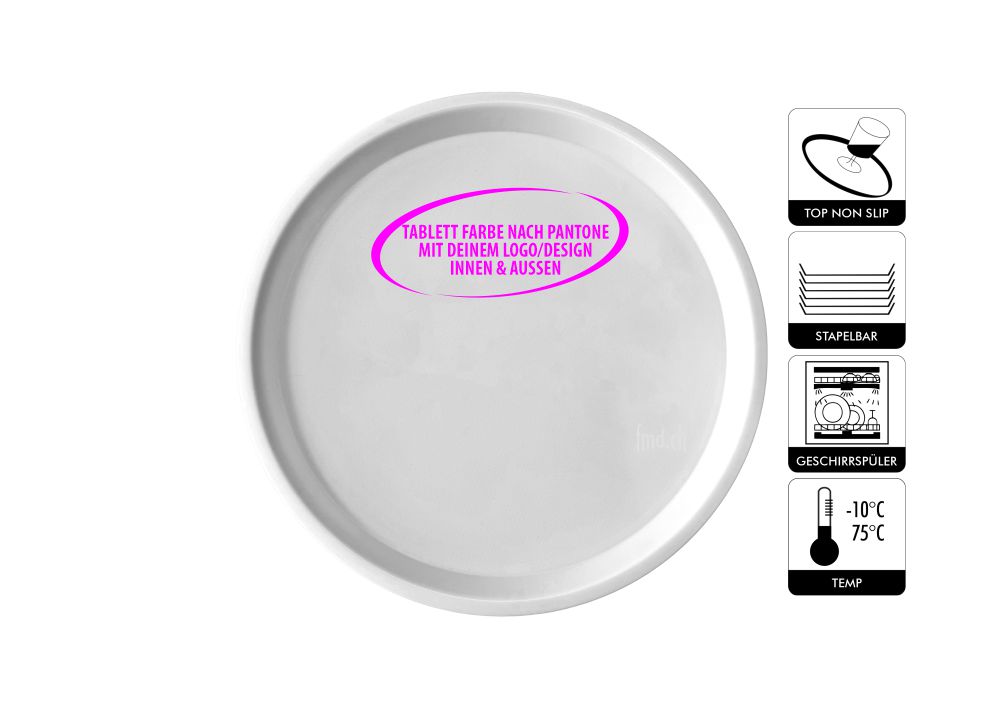 Serviertabletts rutschfest